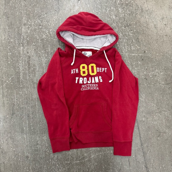 Campus Crew Other - Campus Crew Hoodie Mens XL Red Excellent USC Trojans Southern California Varsity